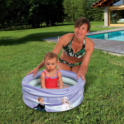 Mondo Toys - FROZEN | 3 Rings Pool INLATED BASE - Piscina Hinchable para bebé - diámetro 60 cm, Ideal para niño/niña +10 Meses - 16917