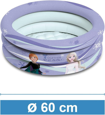 Mondo Toys - FROZEN | 3 Rings Pool INLATED BASE - Piscina Hinchable para bebé - diámetro 60 cm, Ideal para niño/niña +10 Meses - 16917