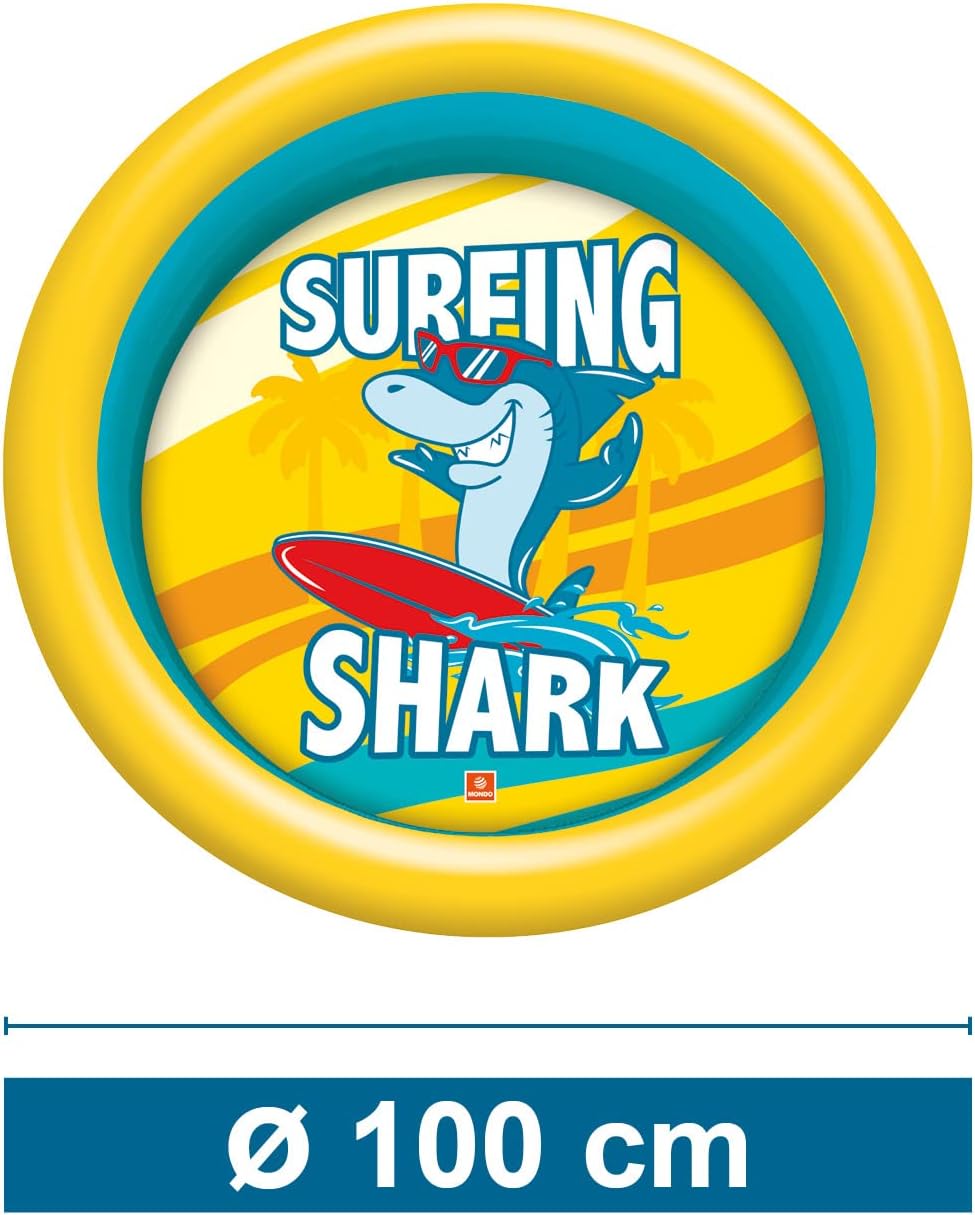 Mondo Toys – Surfing Shark - Kinder Aufblasbare Wasserspielzeuge