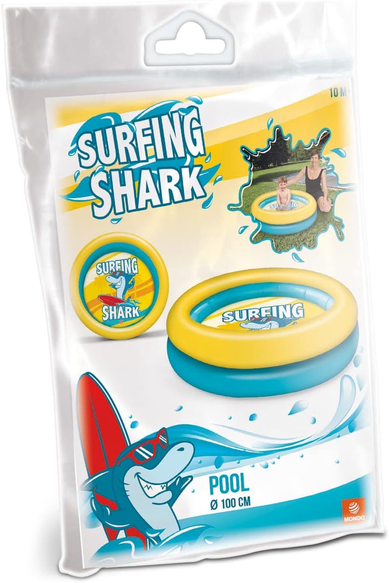 Mondo Toys – Surfing Shark - Kinder Aufblasbare Wasserspielzeuge