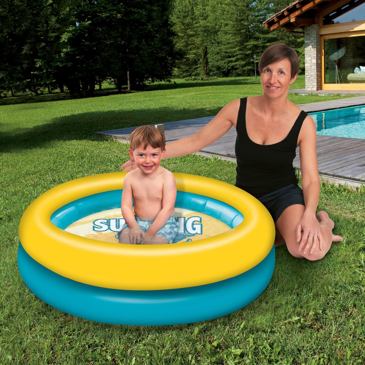 Mondo Toys – Surfing Shark - Kinder Aufblasbare Wasserspielzeuge