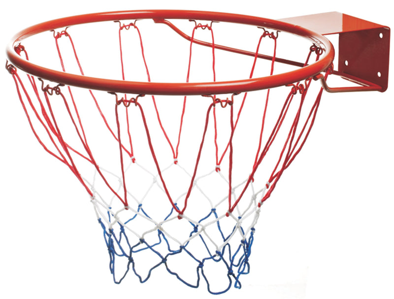 Mondo 18299 inch net-18299 NBA Toys outdoor basketbalkorf voor kinderen en volwassenen, met metalen ring, diameter 45 cm, netkit en bevestigingsschroeven, inclusief 18299, rood, normaal