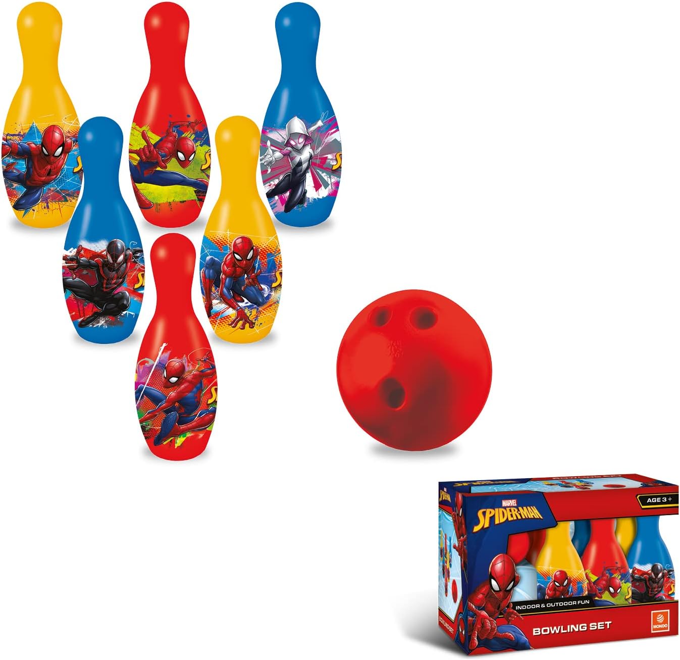 Mondo - Mondo Bowlingset Spiderman 7dlg.