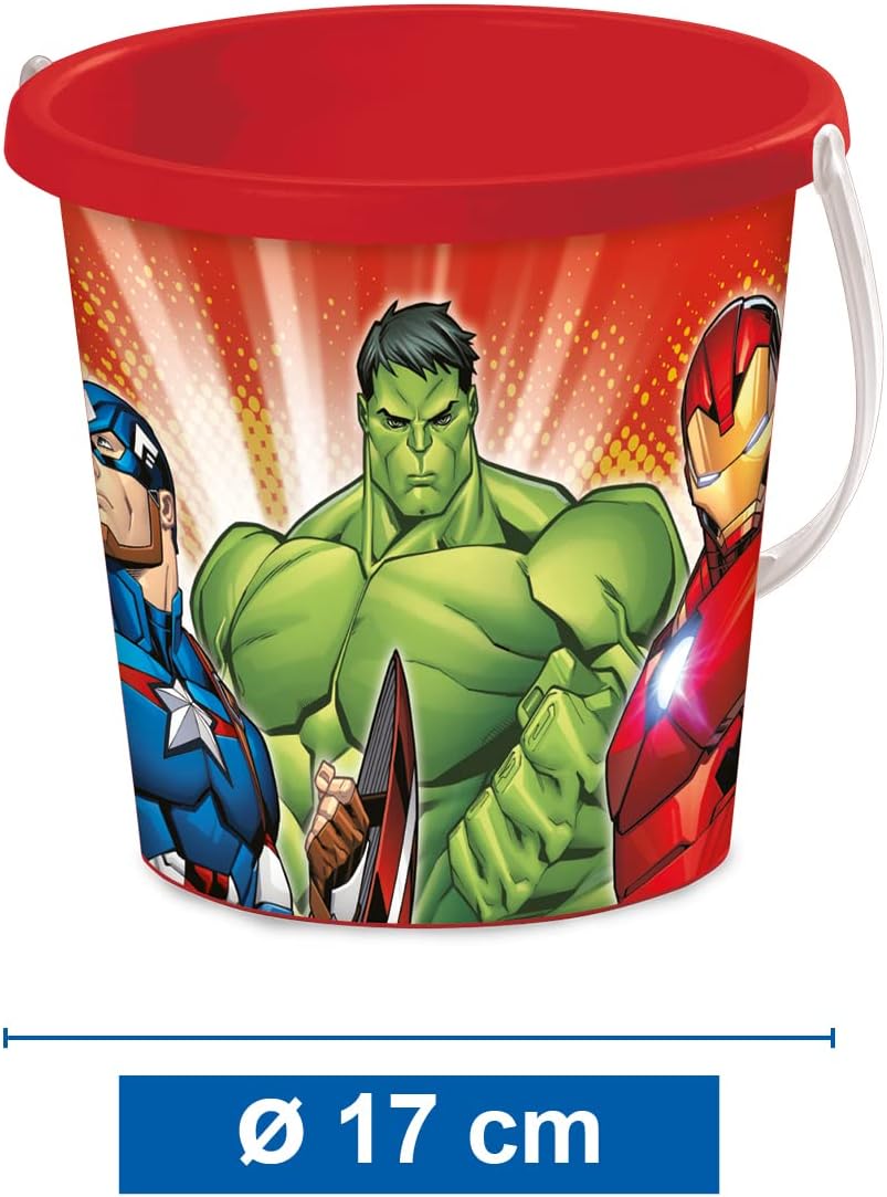 Mondo -28432 Avengers Beach Bucket - Renew Toys 28432, Multi-Colour