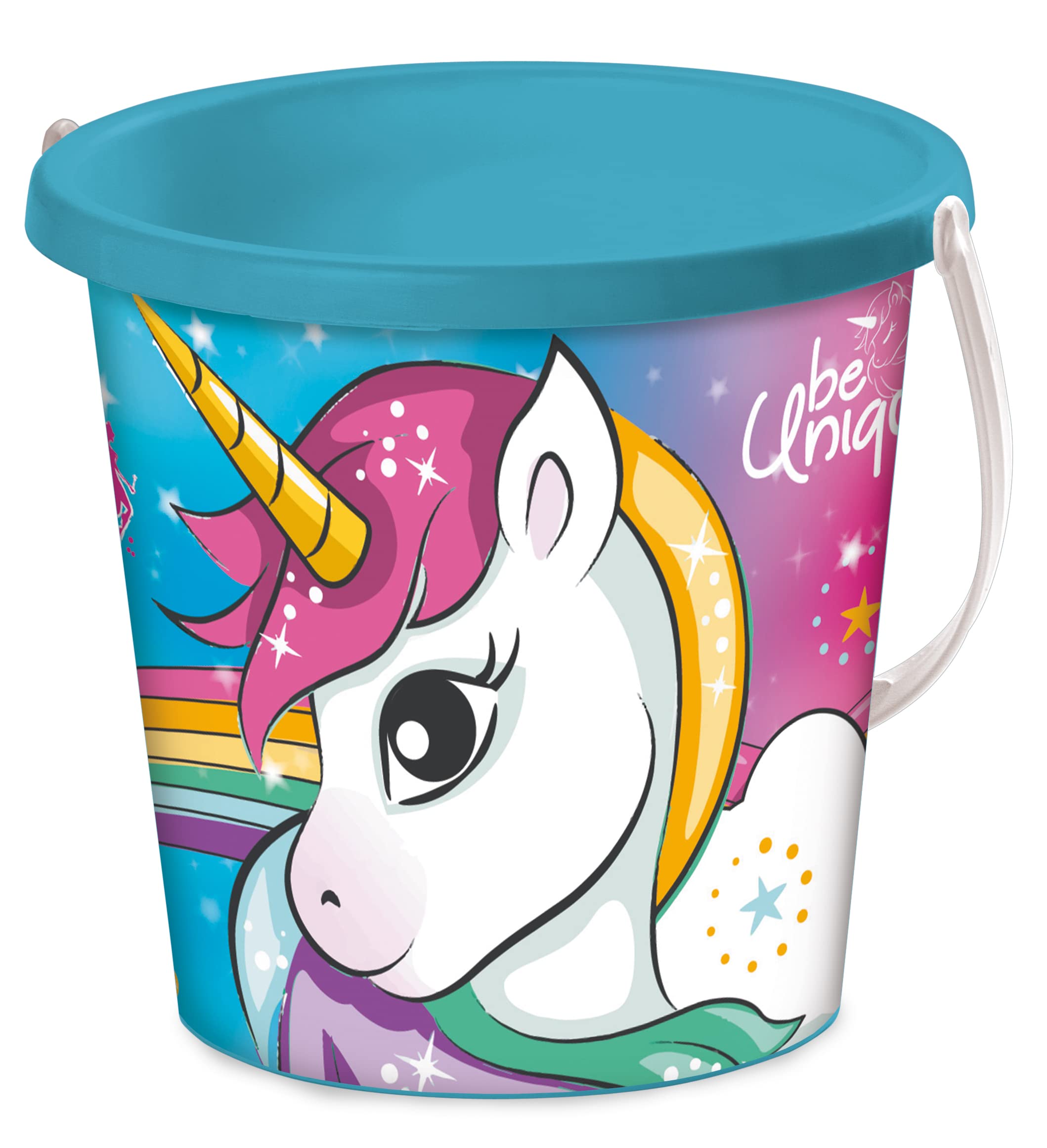 Mondo 28535 UNICORNO Renew Toys Beach Bucket, multicolour