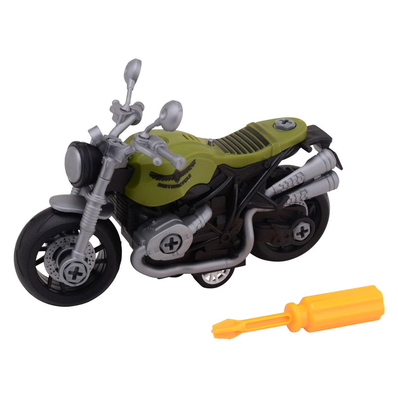 Jungle motorfiets met licht en geluid in doos
