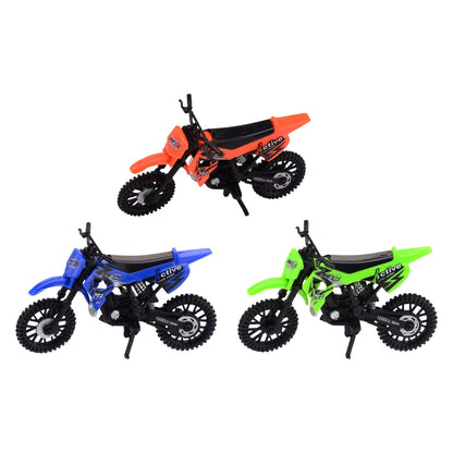 Dirtbike   12 cm in doos 3 assorti