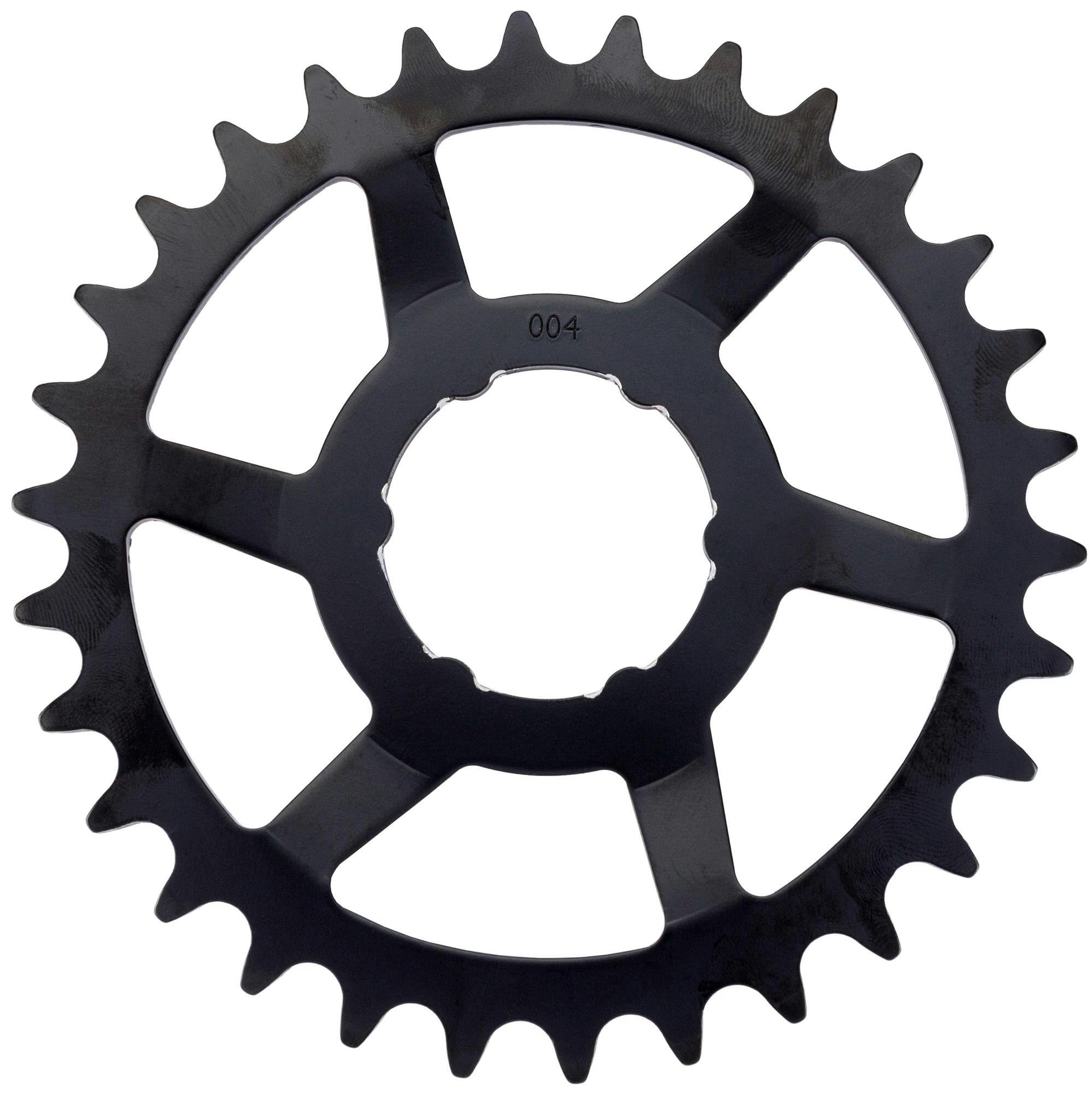 KMC Unisex – Erwachsene Steck-Zahnkranz-03378585 Steck-Zahnkranz, Schwarz, 30 Zähne