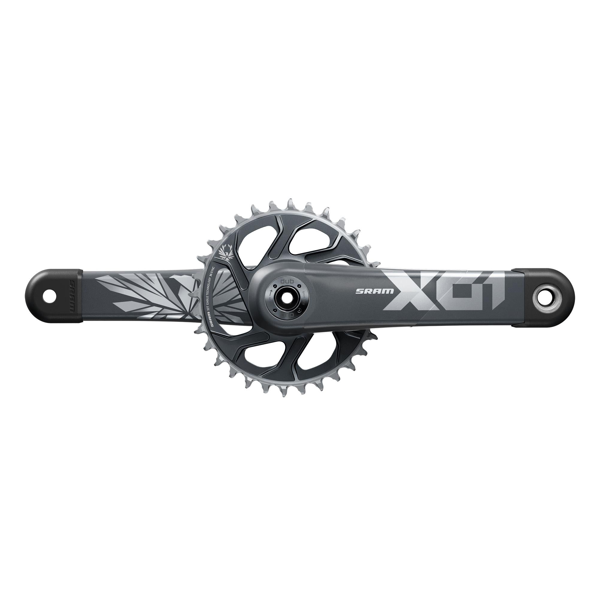 SRAM Crankset X01 Eagle Dub 12S W Direct Mount 32T X-Sync 2 Chainring (Dub Cups/Bearings Not Included) C3 Lunar Polar 170mm