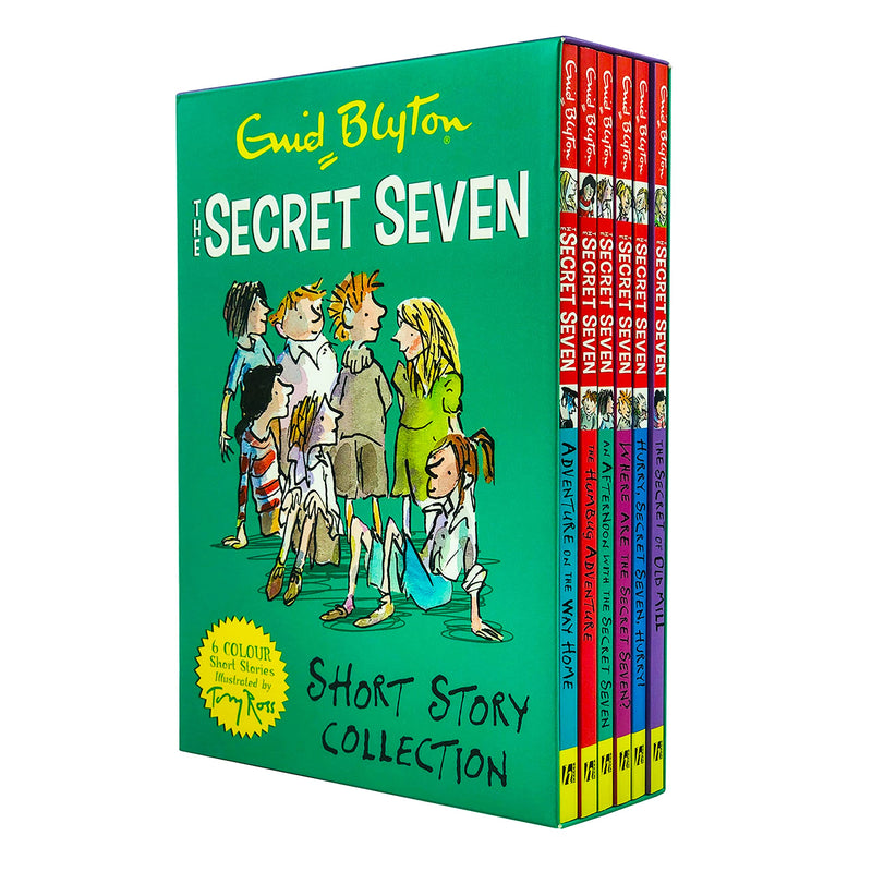 Enid Blyton The Secret Seven Short Story Collection 6 Books Box Set (Adventure on the Way Home, An Afternoon with the Secret Seven, Where are the Secret Seven?, The Secret of Old Mill and MORE!