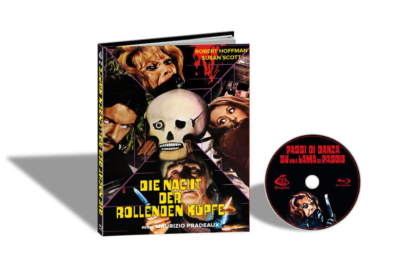 Die Nacht der rollenden Köpfe - Mediabook - Cover A - Deutsches KInoplakat - Limited Edition auf 500 Stück