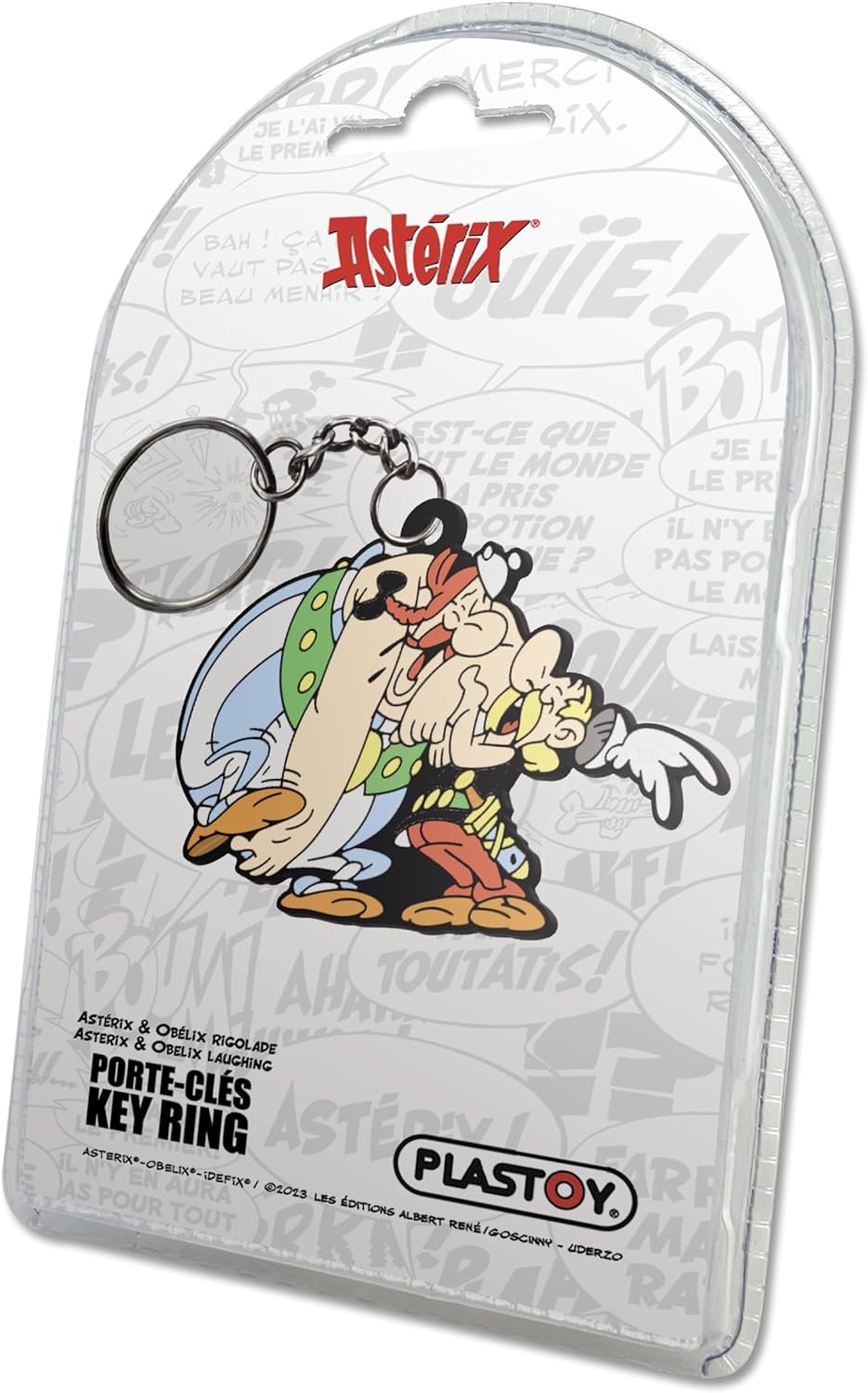 Plastoy Asterix & Obelix Rigolade Key Ring