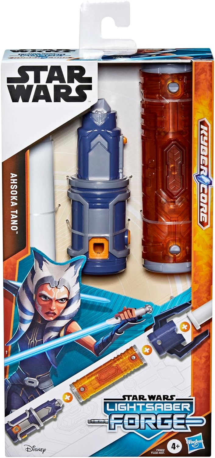 Star Wars Lightsaber Forge Kyber Core Ahsoka Tano, White Customizable Lightsaber