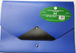 Cathedral elasticated A4 polypropylene 13 pocket BLUE expanding file