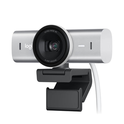 Logitech MX Brio Ultra HD 4K Collaboration and Streaming Webcam, 1080p at 60 FPS, Dual Noise Reducing Mics, Show Mode, USB-C, Webcam Cover, Works with Microsoft Teams, Zoom, Google Meet