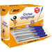 BIC Cristal Original Comfortable Ballpoint Pens - Value Pack of 100 - Blue Colour- Medium Point (1.0 mm