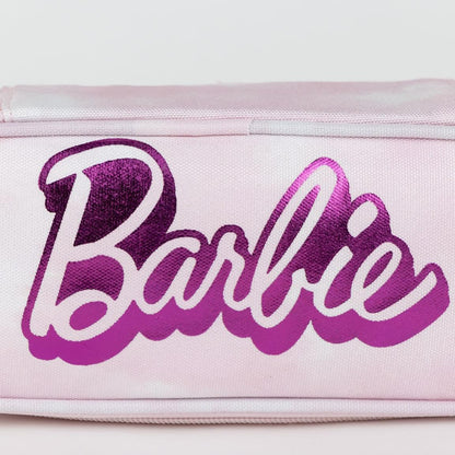 CERDÁ LIFE'S LITTLE MOMENTS Barbie Ovaal pennenetui – roze – 8,5 x 5 x 22,5 cm – ritssluiting – veelzijdig en duurzaam – origineel product, ontworpen in Spanje, Roze, Ovaal etui van Barbie