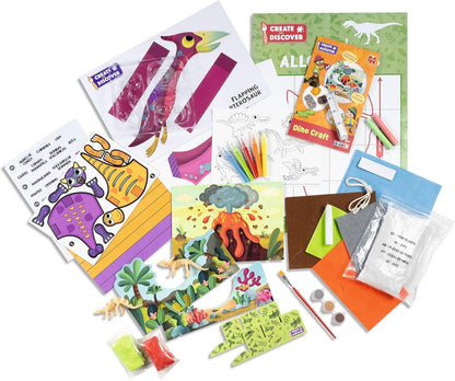 Jumbo 1110100287 Dino Craft Set for Children, Multi-Colour