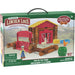Lincoln Logs | Fun on the Farm Building Set | 100+ Piece Learning Engineering Kit for Kids, Real Wood, Toys for Children Ages 3+ | Basic Fun 00858