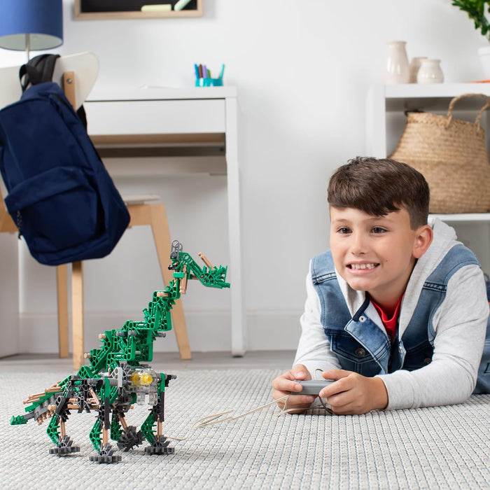 K'NEX Classics 255 Pc/ 2 Modello - K'Nexosaurus Rex Building Set (Motorizzato