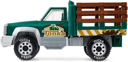 Tonka Steel Classics | Farm Truck | Kids Construction Gift Toys for Boys Girls, Building Construction for Creative Play STEM Development, Suitable for Kids Ages 3+ | Basic Fun 06277 FFP