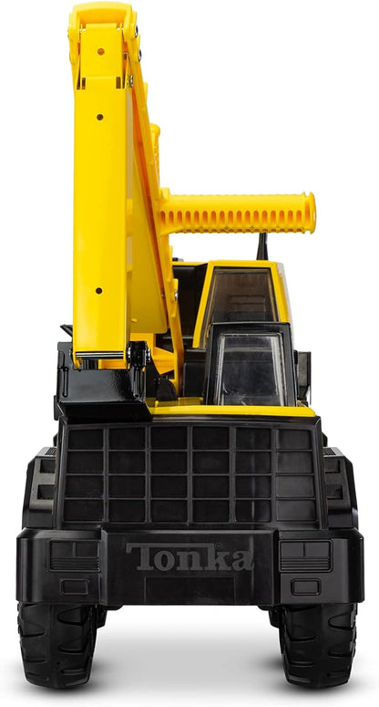 Tonka Steel Classics | Toughest Mighty Excavator | Kids Construction Toys for Boys and Girls, Vehicle Toys for Creative Play, Motor Skill Development for Kids Ages 3+ | Basic Fun 06183 FFP