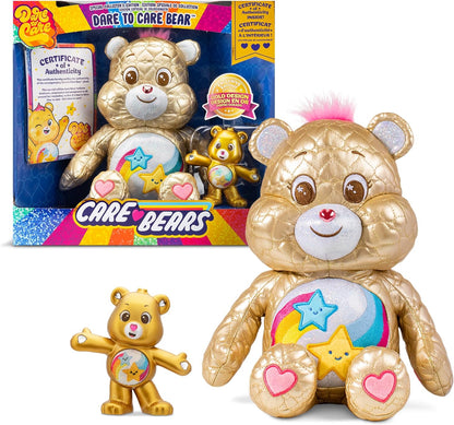 Care Bears Dare To Care Gold Quilted Bear