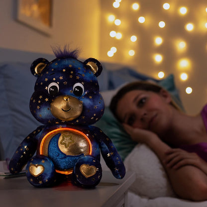 Care Bears | Bedtime Bear Collectors Edition 35cm Medium Plush | Collectable Cute Plush Toy, Cuddly Toys for Children, Cute Teddies Suitable for Girls and Boys Ages 4+ | Basic Fun 22665