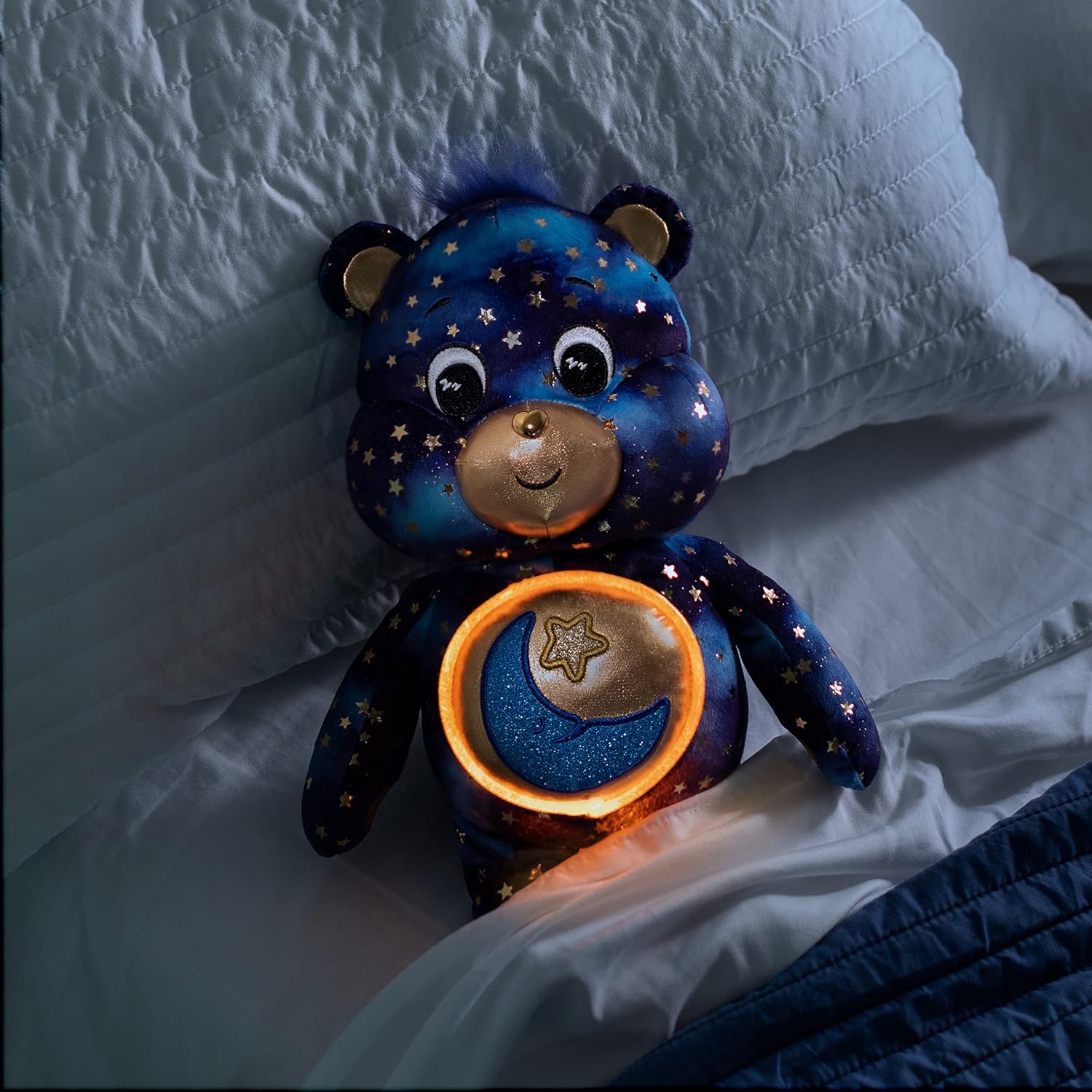 Care Bears | Bedtime Bear Collectors Edition 35cm Medium Plush | Collectable Cute Plush Toy, Cuddly Toys for Children, Cute Teddies Suitable for Girls and Boys Ages 4+ | Basic Fun 22665