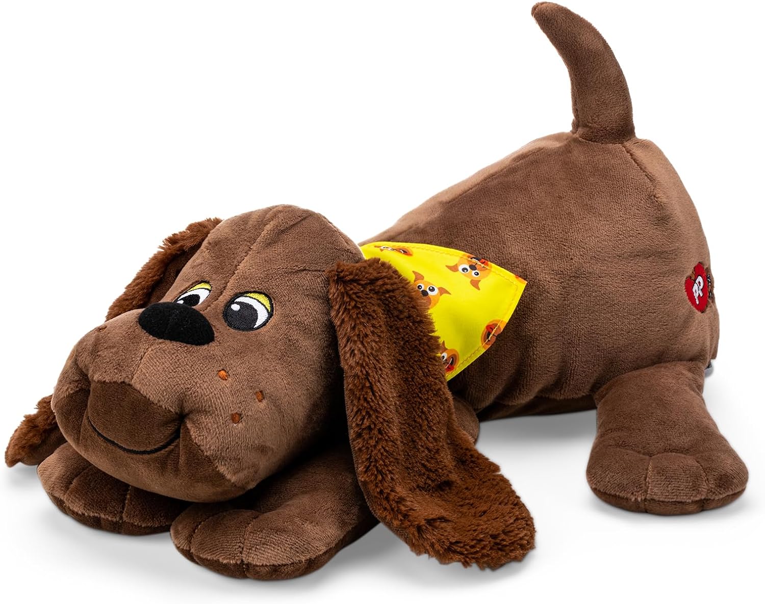 Pound Puppies , Brown / Zany Puppy Plush , Puppy Toy, Soft Toy Dog for Children, Puppy Toys for Girls and Boys, 43cm Dog Plush for Kids Ages 3+ , Basic Fun 38211 Brown/Zany