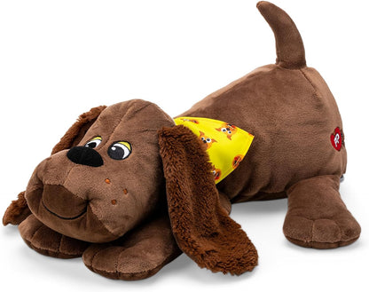 Pound Puppies , Brown / Zany Puppy Plush , Puppy Toy, Soft Toy Dog for Children, Puppy Toys for Girls and Boys, 43cm Dog Plush for Kids Ages 3+ , Basic Fun 38211 Brown/Zany