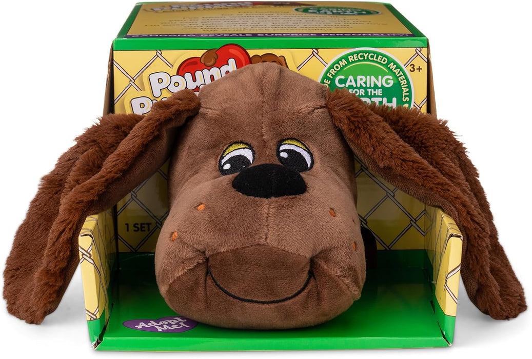 Pound Puppies , Brown / Zany Puppy Plush , Puppy Toy, Soft Toy Dog for Children, Puppy Toys for Girls and Boys, 43cm Dog Plush for Kids Ages 3+ , Basic Fun 38211
