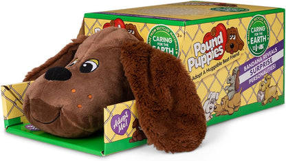 Pound Puppies , Brown / Zany Puppy Plush , Puppy Toy, Soft Toy Dog for Children, Puppy Toys for Girls and Boys, 43cm Dog Plush for Kids Ages 3+ , Basic Fun 38211 Brown/Zany