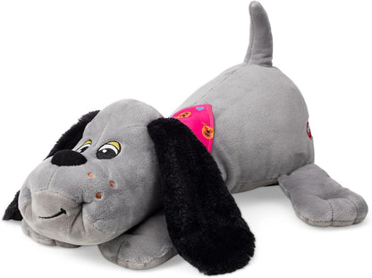 Pound Puppies , Gray / Lovey Puppy Plush , Puppy Toy, Soft Toy Dog for Children, Puppy Toys for Girls and Boys, 43cm Dog Plush for Kids Ages 3+ , Basic Fun 38214