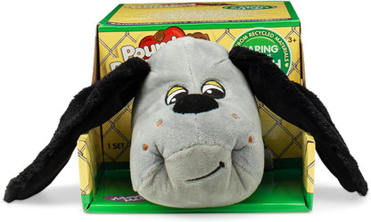 Pound Puppies , Gray / Lovey Puppy Plush , Puppy Toy, Soft Toy Dog for Children, Puppy Toys for Girls and Boys, 43cm Dog Plush for Kids Ages 3+ , Basic Fun 38214
