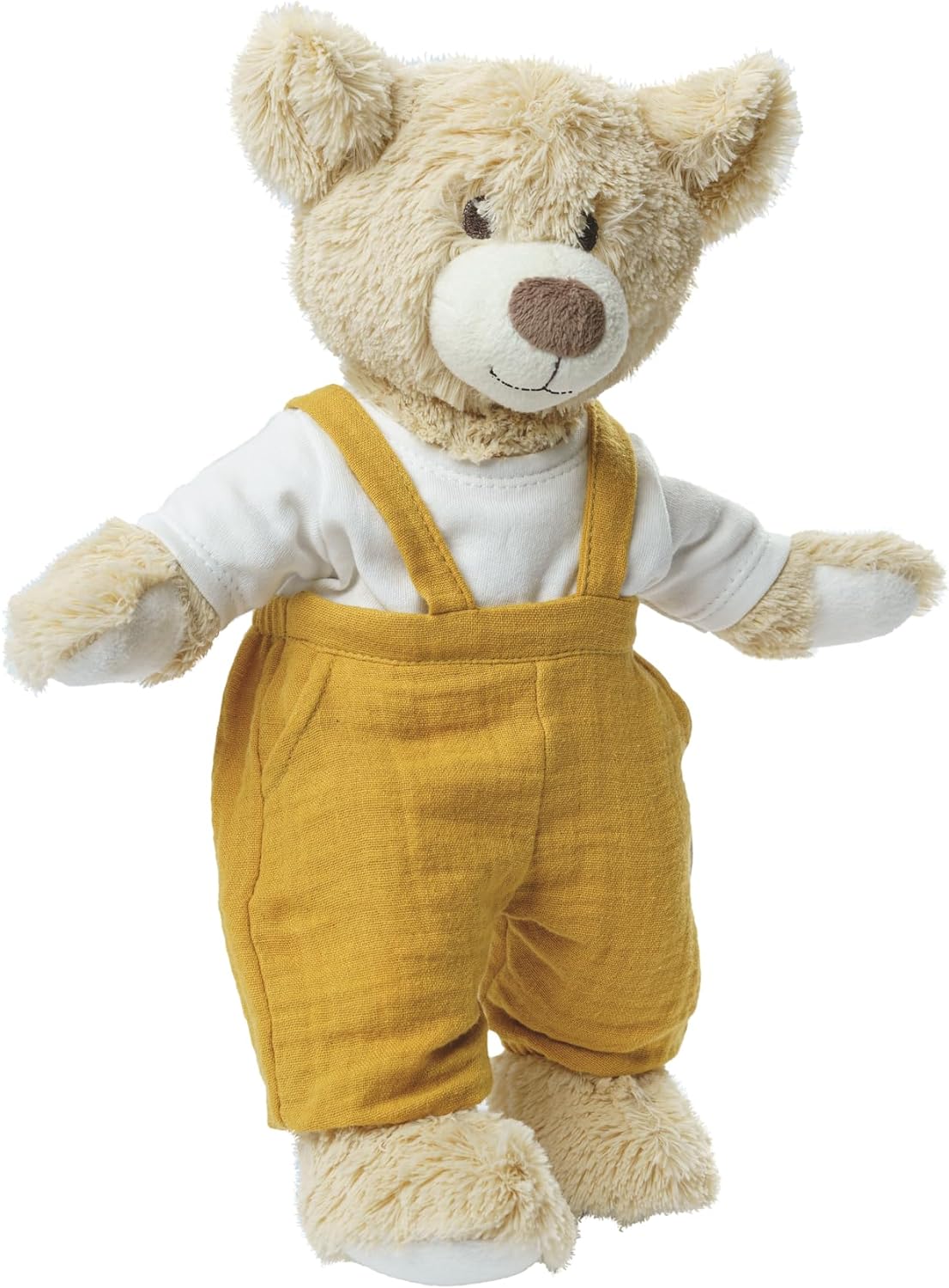 Heless Tuinbroek met t-shirt okergeel (35-45cm)
