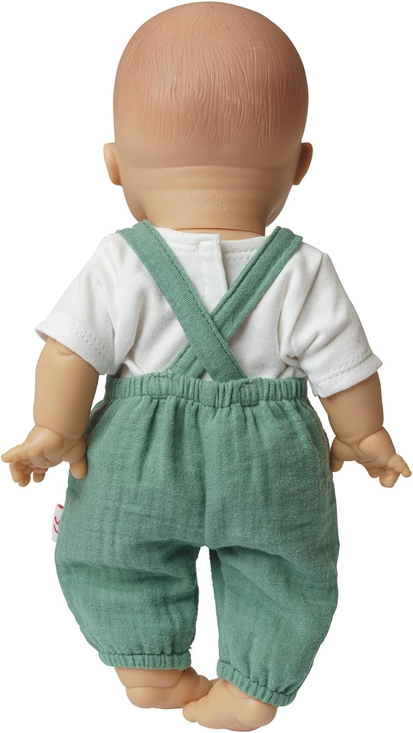 Heless Tuinbroek met t-shirt saliegroen (35-45cm)