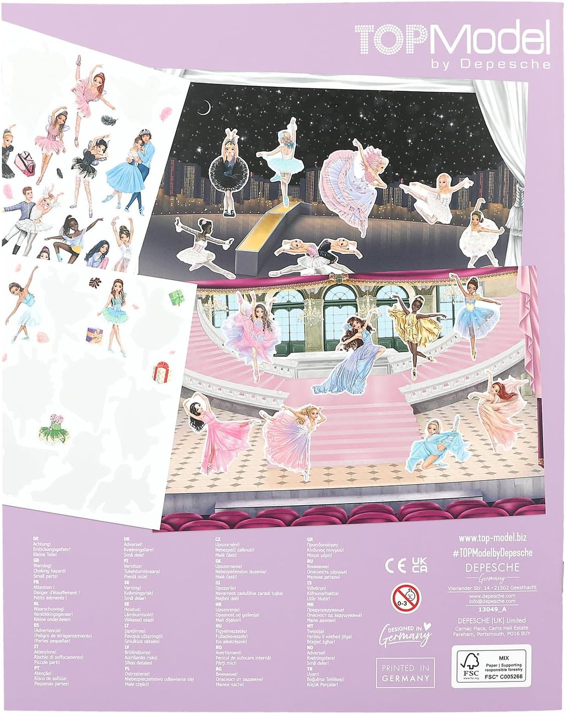 Topmodel Stickerworld Ballet ( 0413049 )