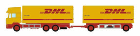 Minis by Lemke LC4607 N LKW Modell Man F90 3-achs Koffer-Hängerzug DHL