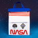 Fizz Creations NASA geïnspireerde Space Lunch Bag. Inclusief voorvak en folie gevoerde isolatie. Voorzien van klassieke NASA Artwork.