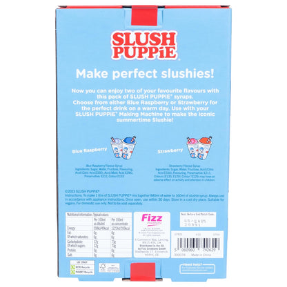 Slush Puppie Orig 2Pk Syrup Set-Blurberry&Stwberry