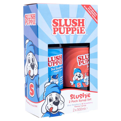 Slush Puppie Orig 2Pk Syrup Set-Blurberry&Stwberry