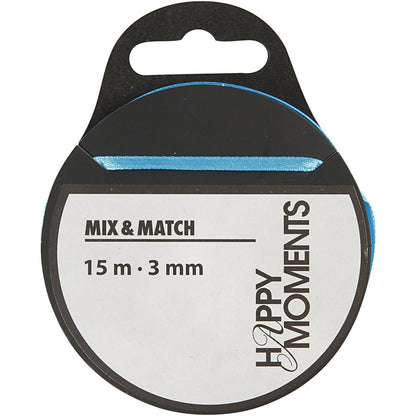 Satinband B 3 Mm 15 M Hellblau