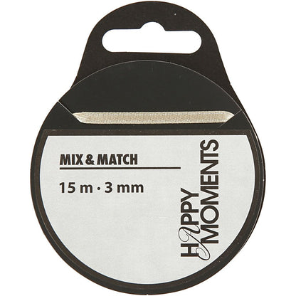 Satinband B 3 Mm 15 M Creme