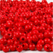 Wooden beads, D: 5 mm, red, 6g, approx. 180 pc