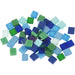 Mini-mosaik Gr??e 5x5 Mm St?rke: 2 Mm 25 G Harmonie In Blau-gr?n