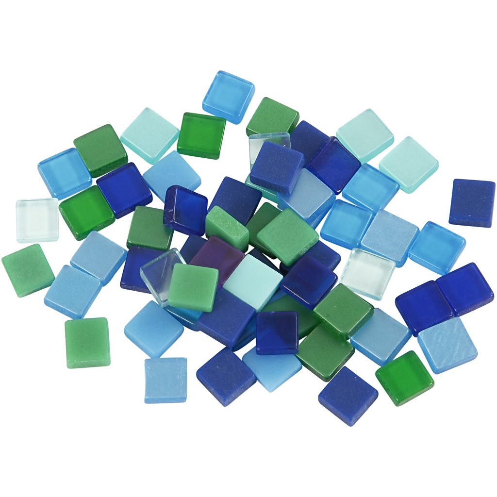 Mini-mosaik Gr??e 5x5 Mm St?rke: 2 Mm 25 G Harmonie In Blau-gr?n