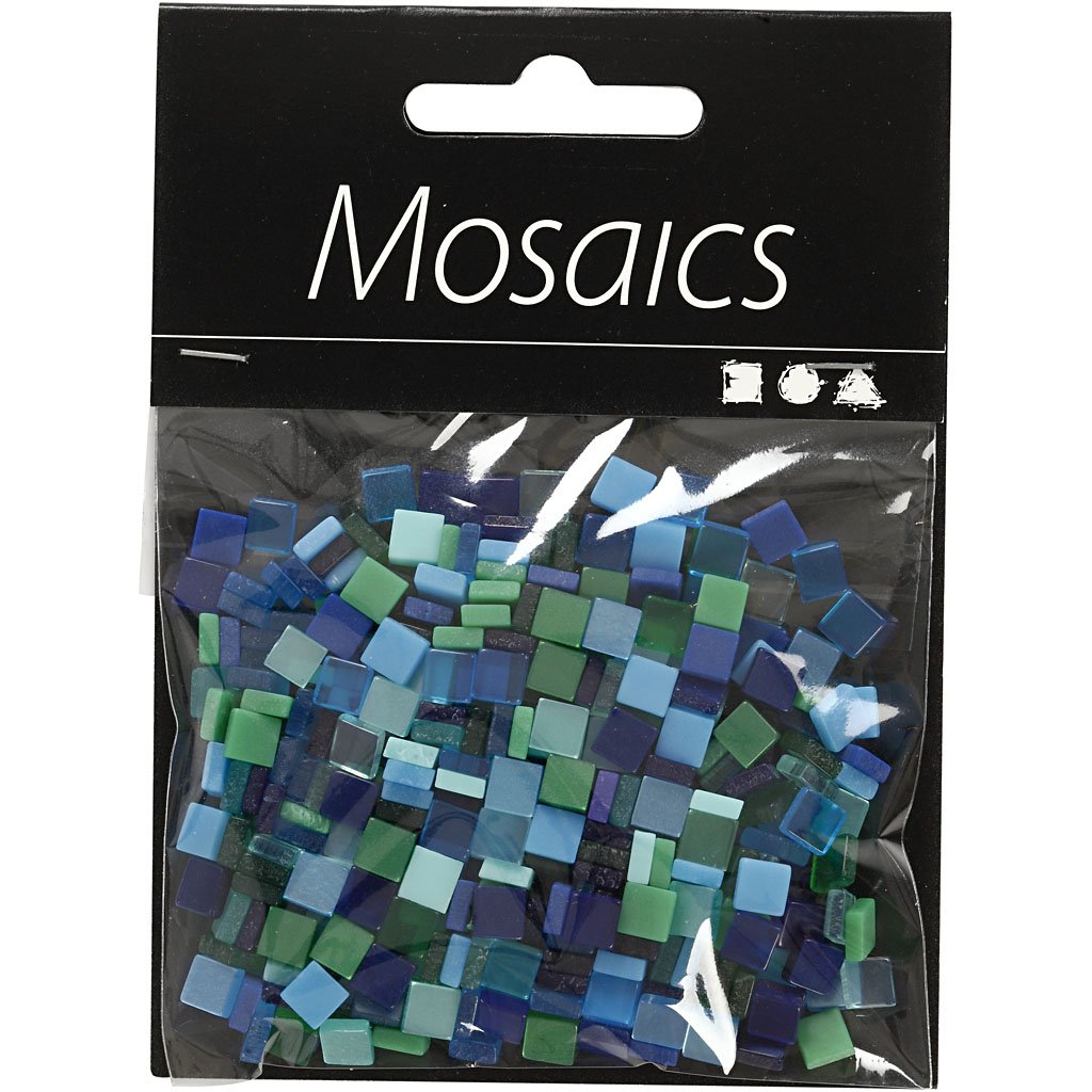 Mini-mosaik Gr??e 5x5 Mm St?rke: 2 Mm 25 G Harmonie In Blau-gr?n