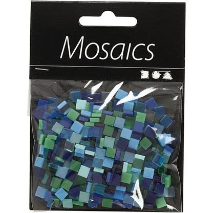 Mini-mosaik Gr??e 5x5 Mm St?rke: 2 Mm 25 G Harmonie In Blau-gr?n