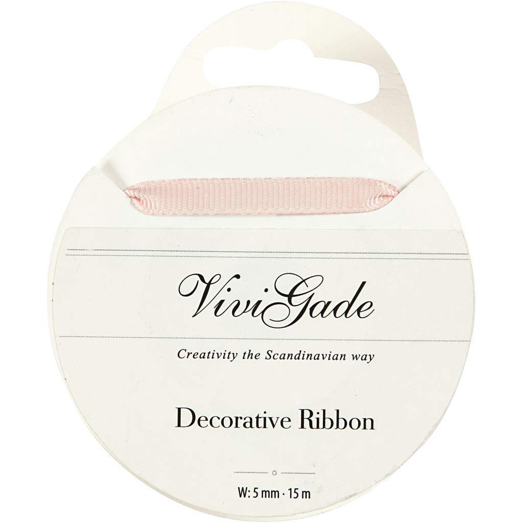 Zierband B 5 Mm 15 M Rosa